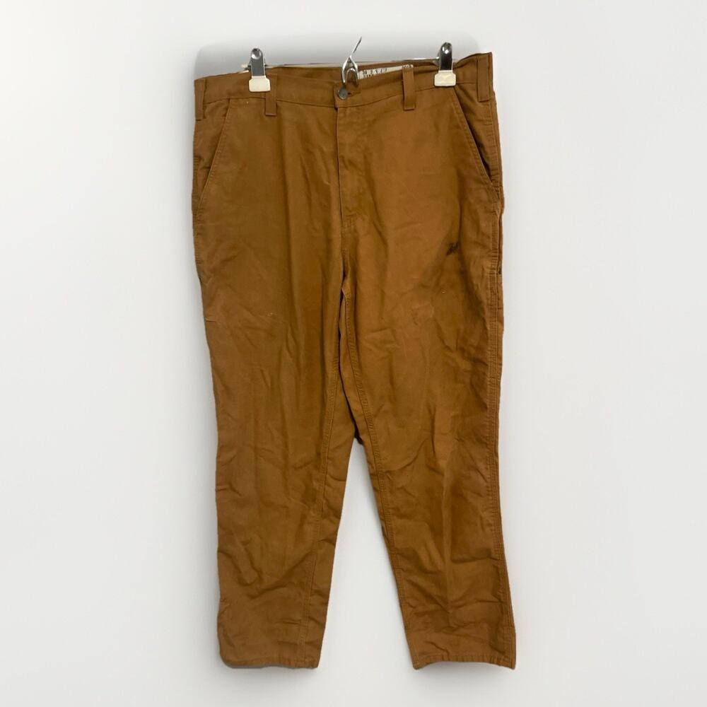 Carhartt Carpenter Dungaree Fit Lightweight Work Pants Men’s‎ 36x32 Brown